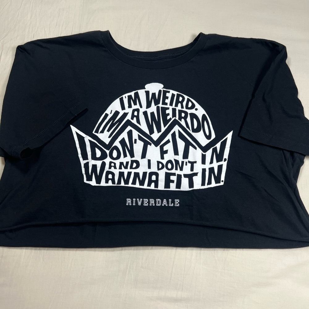 Hot Topic Riverdale Crop Tee